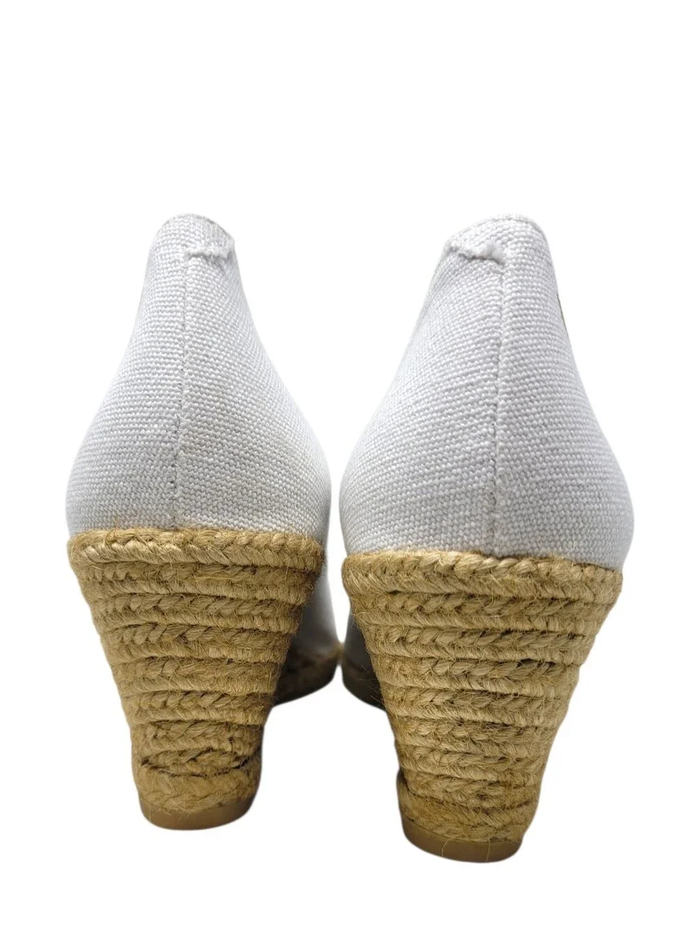 Viscata Barcelona Roses Canvas V Cut Espadrille Wedges